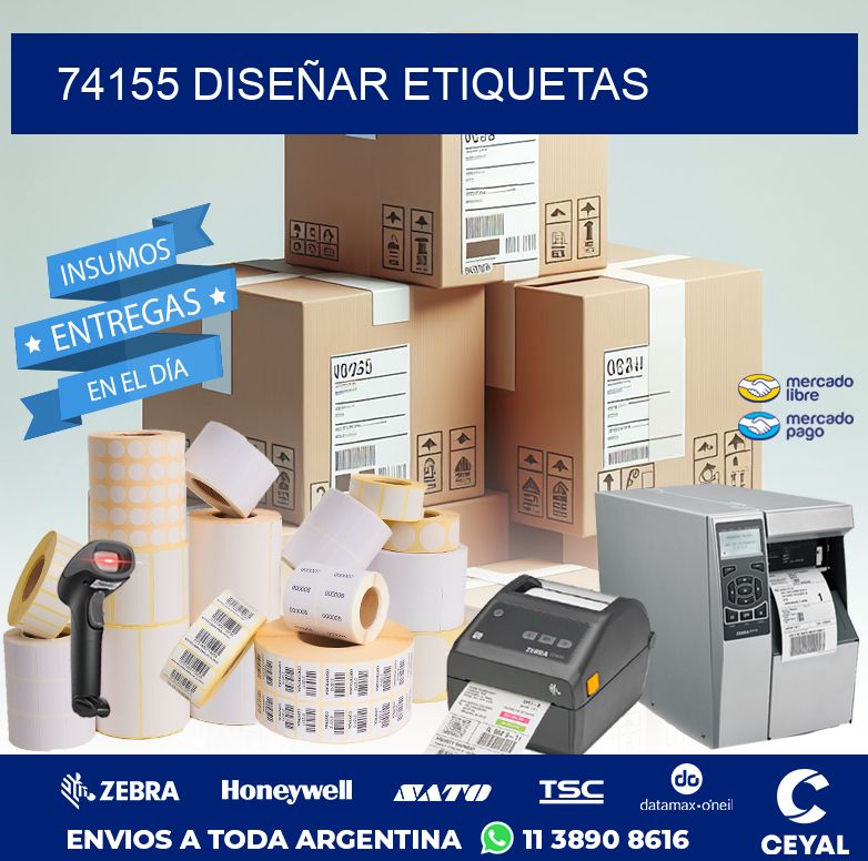 74155 DISEÑAR ETIQUETAS