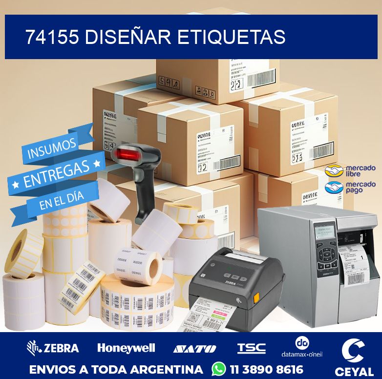 74155 DISEÑAR ETIQUETAS