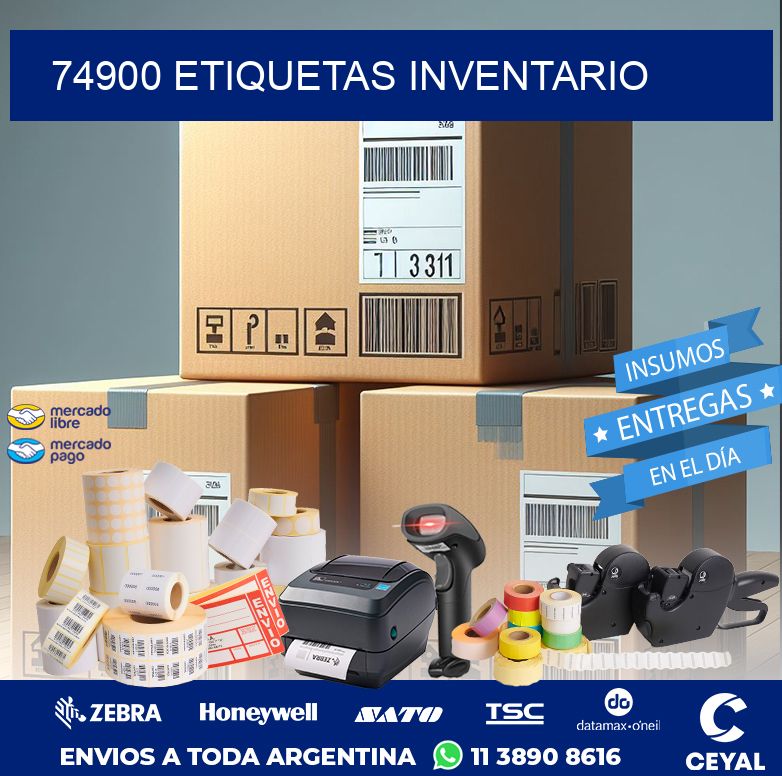 74900 ETIQUETAS INVENTARIO