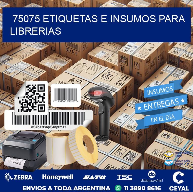 75075 ETIQUETAS E INSUMOS PARA LIBRERIAS