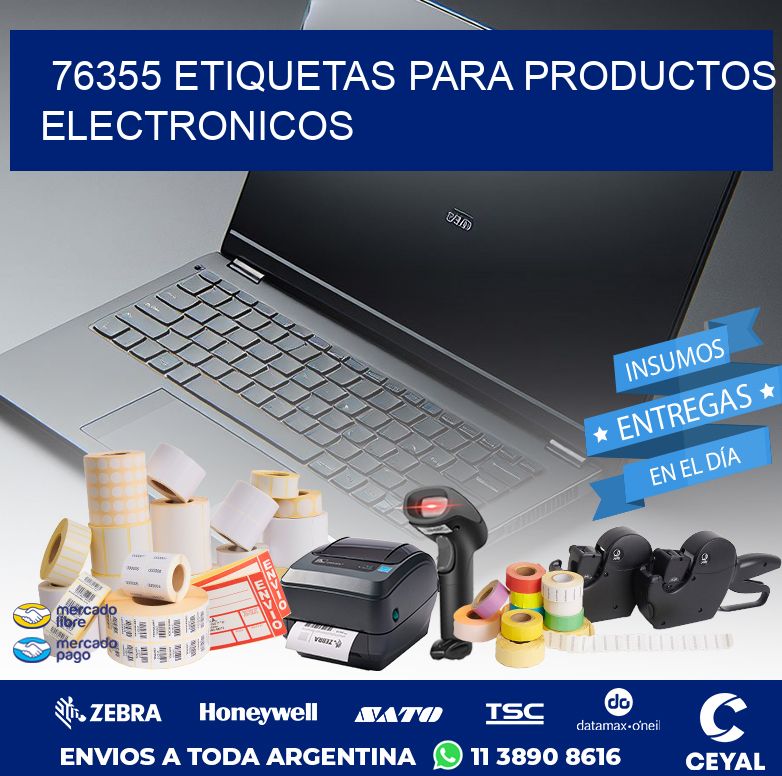 76355 ETIQUETAS PARA PRODUCTOS ELECTRONICOS