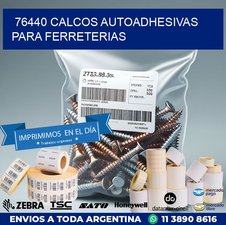 76440 CALCOS AUTOADHESIVAS PARA FERRETERIAS