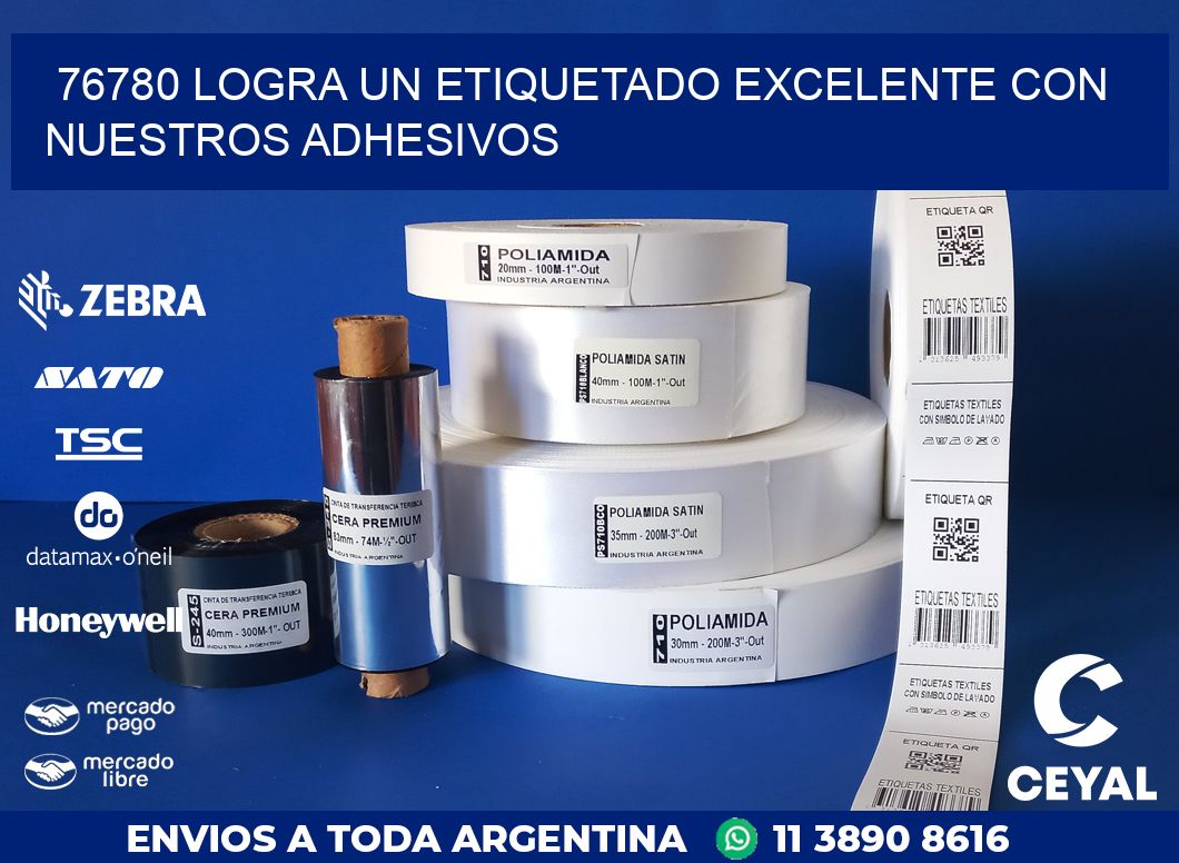 76780 LOGRA UN ETIQUETADO EXCELENTE CON NUESTROS ADHESIVOS