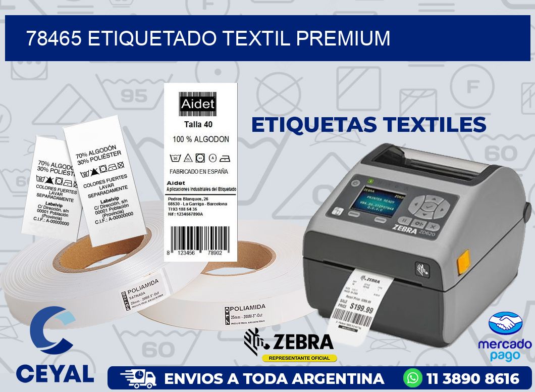 78465 ETIQUETADO TEXTIL PREMIUM