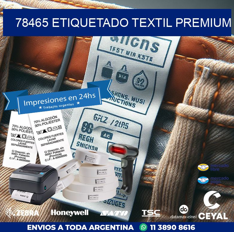 78465 ETIQUETADO TEXTIL PREMIUM