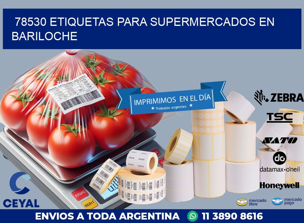 78530 ETIQUETAS PARA SUPERMERCADOS EN BARILOCHE