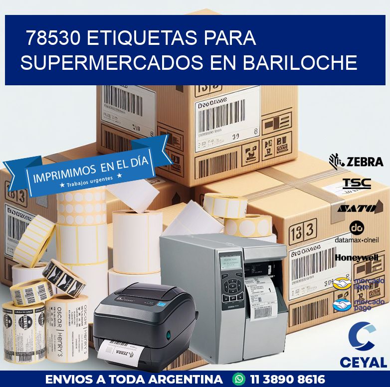 78530 ETIQUETAS PARA SUPERMERCADOS EN BARILOCHE