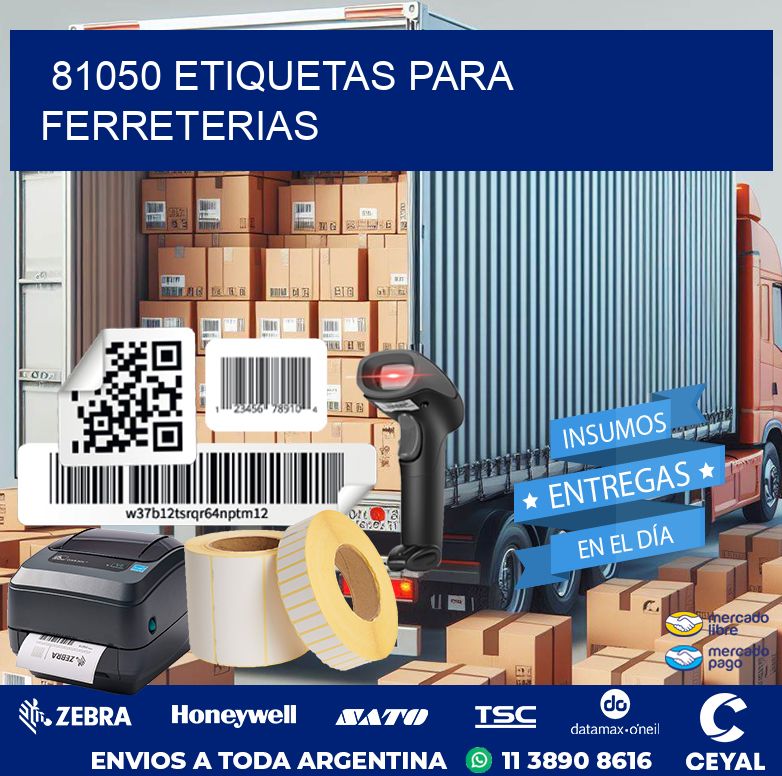 81050 ETIQUETAS PARA FERRETERIAS