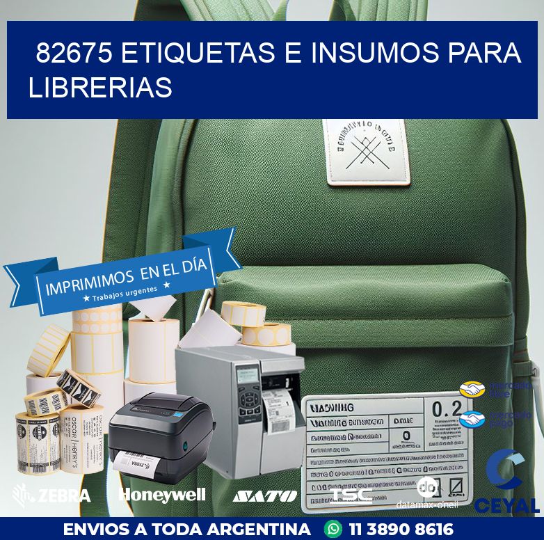 82675 ETIQUETAS E INSUMOS PARA LIBRERIAS