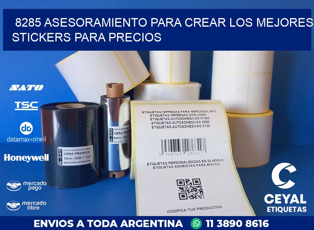 8285 ASESORAMIENTO PARA CREAR LOS MEJORES STICKERS PARA PRECIOS