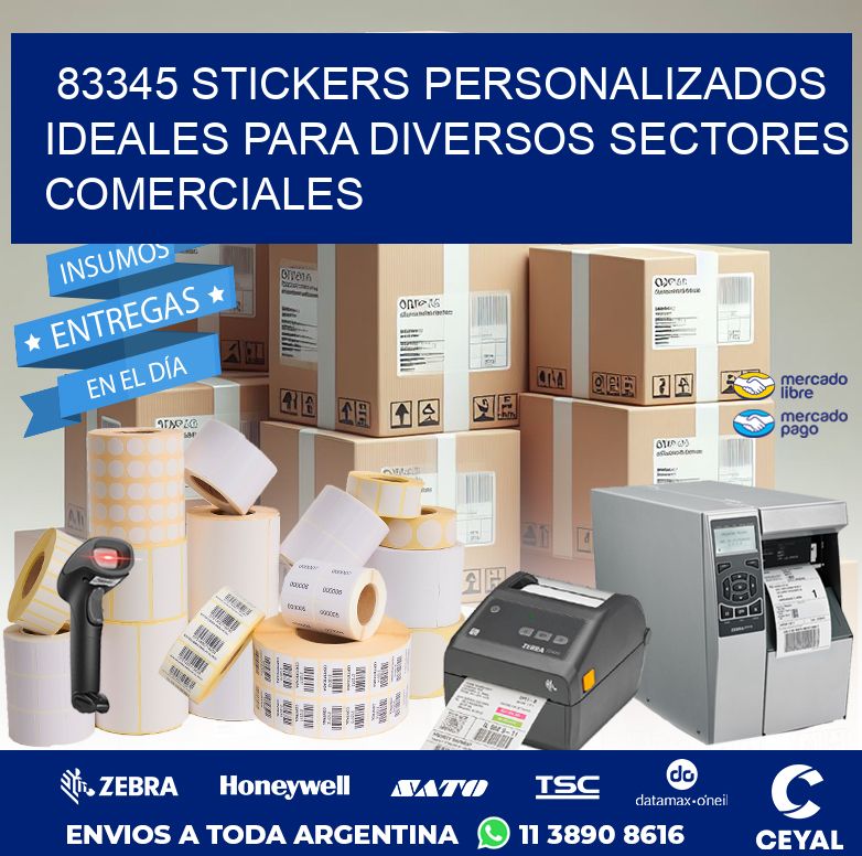 83345 STICKERS PERSONALIZADOS IDEALES PARA DIVERSOS SECTORES COMERCIALES