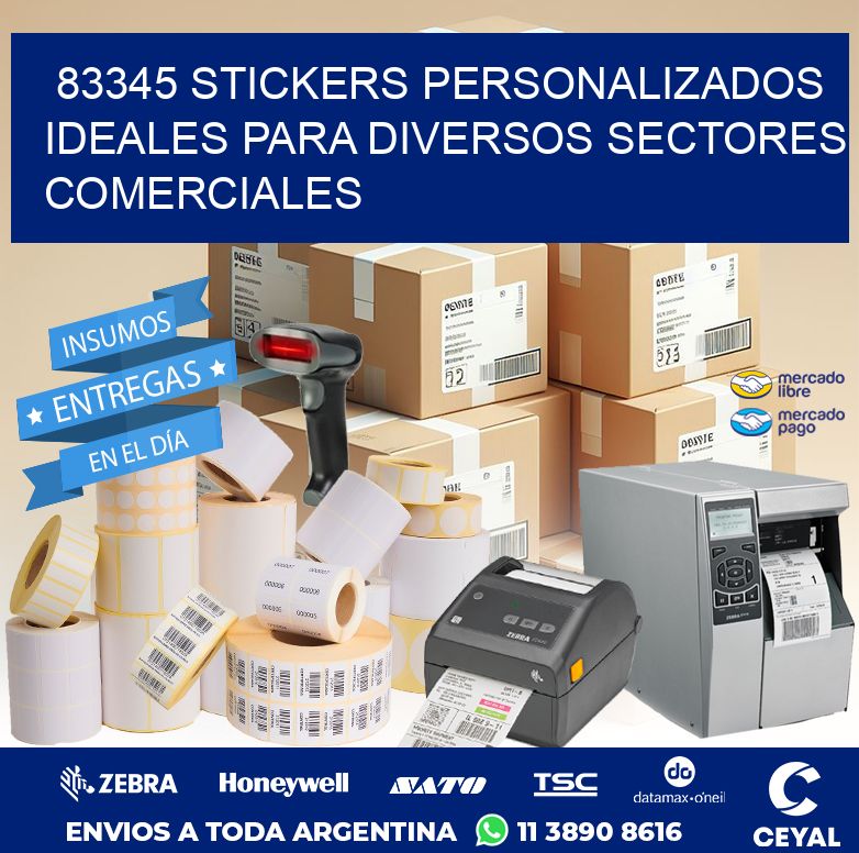 83345 STICKERS PERSONALIZADOS IDEALES PARA DIVERSOS SECTORES COMERCIALES