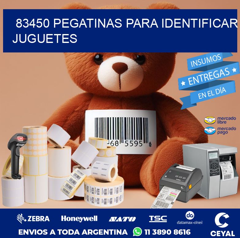 83450 PEGATINAS PARA IDENTIFICAR JUGUETES