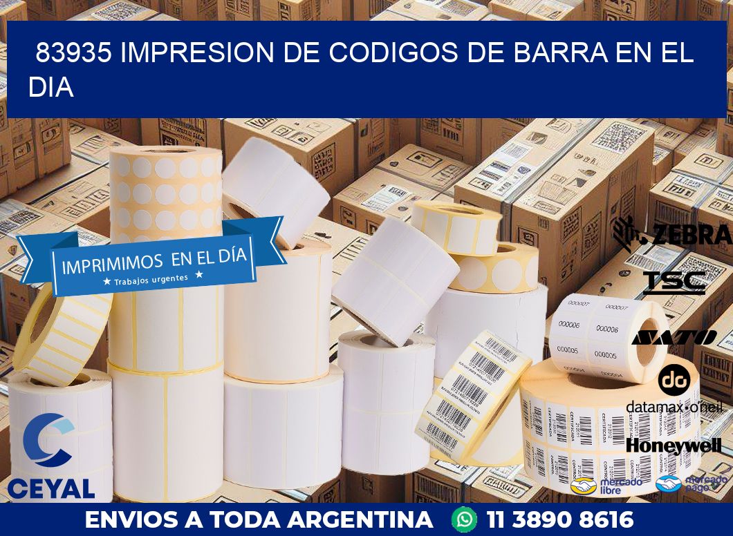 83935 IMPRESION DE CODIGOS DE BARRA EN EL DIA