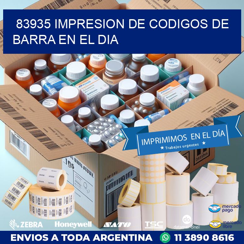 83935 IMPRESION DE CODIGOS DE BARRA EN EL DIA