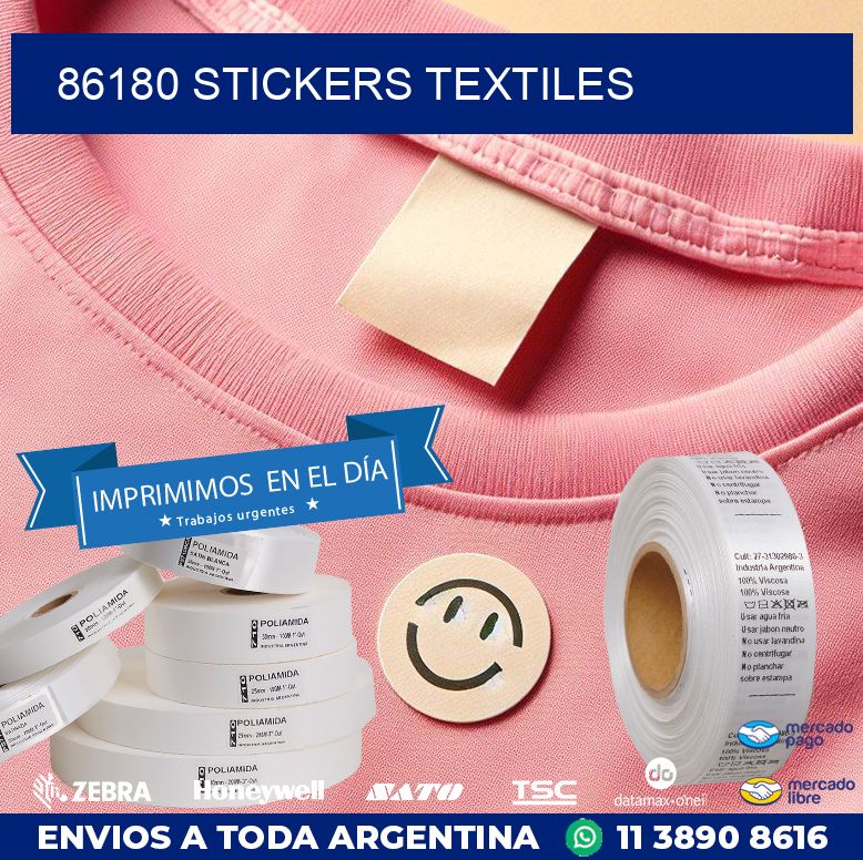 86180 STICKERS TEXTILES