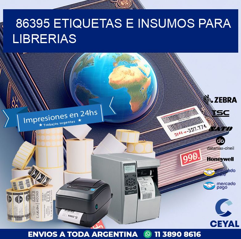 86395 ETIQUETAS E INSUMOS PARA LIBRERIAS