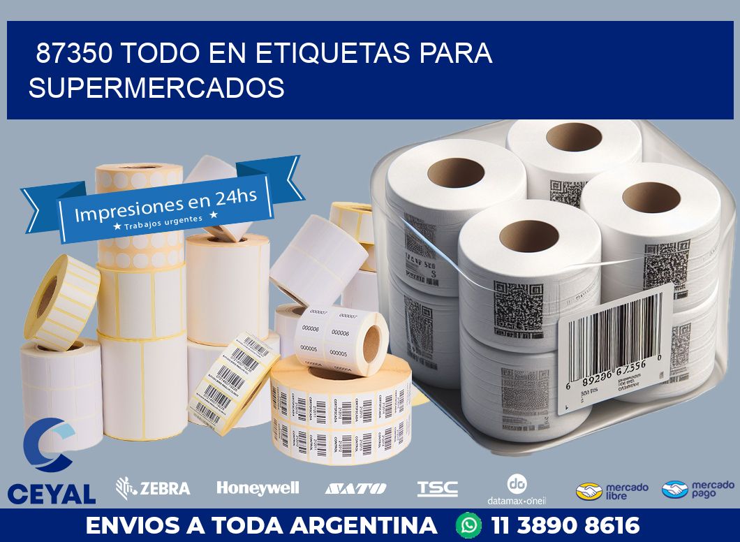 87350 TODO EN ETIQUETAS PARA SUPERMERCADOS