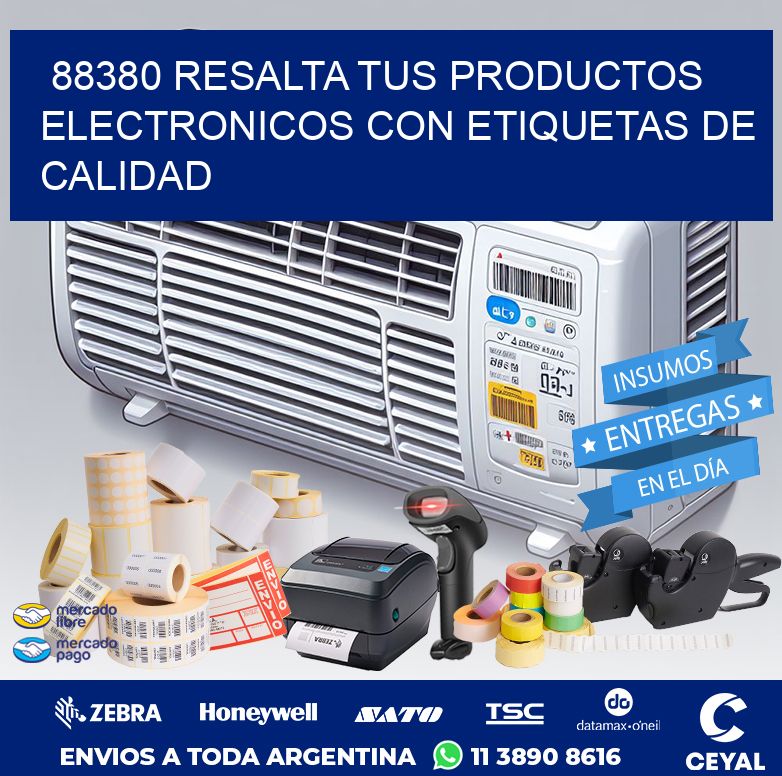 88380 RESALTA TUS PRODUCTOS ELECTRONICOS CON ETIQUETAS DE CALIDAD
