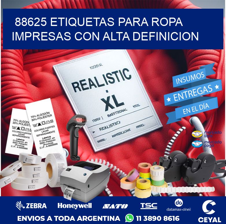 88625 ETIQUETAS PARA ROPA IMPRESAS CON ALTA DEFINICION