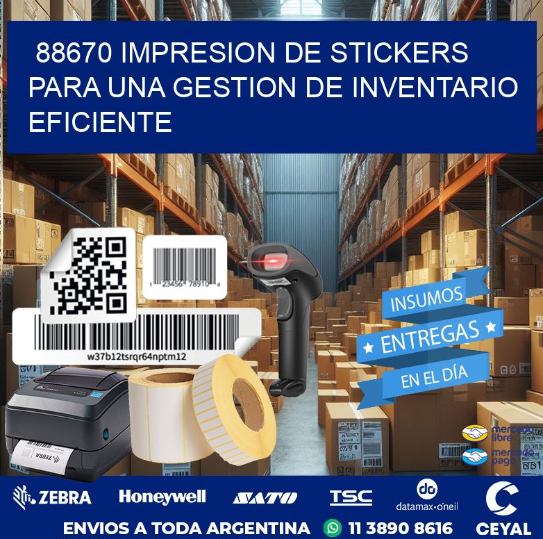 88670 IMPRESION DE STICKERS PARA UNA GESTION DE INVENTARIO EFICIENTE