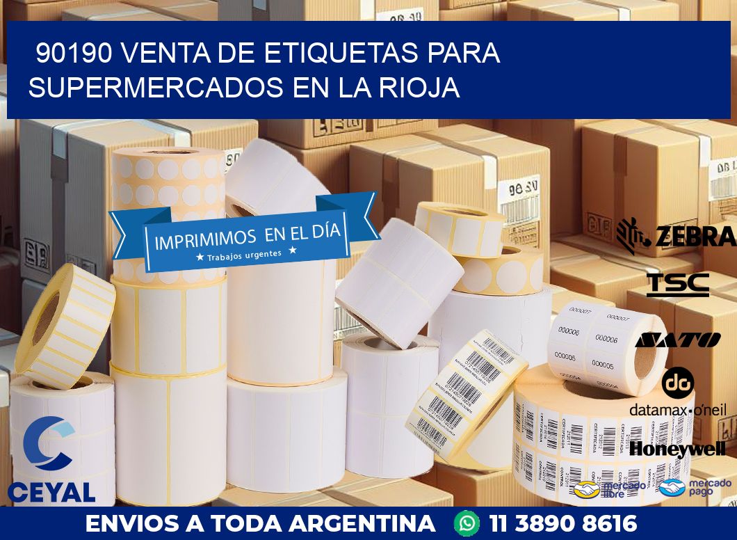 90190 VENTA DE ETIQUETAS PARA SUPERMERCADOS EN LA RIOJA