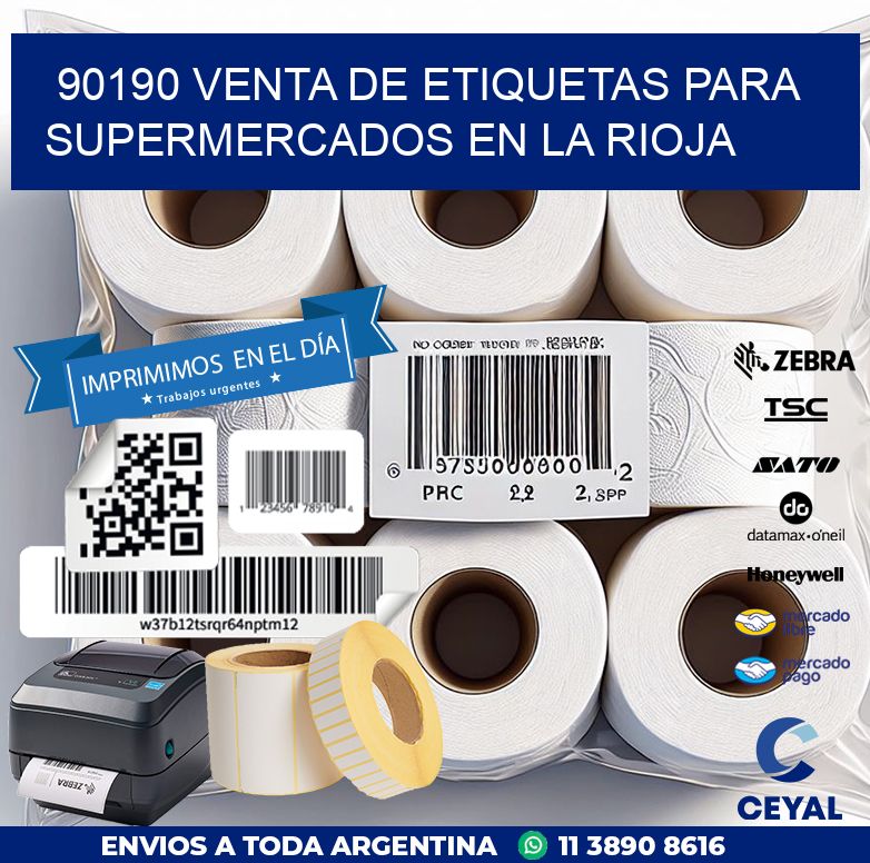 90190 VENTA DE ETIQUETAS PARA SUPERMERCADOS EN LA RIOJA
