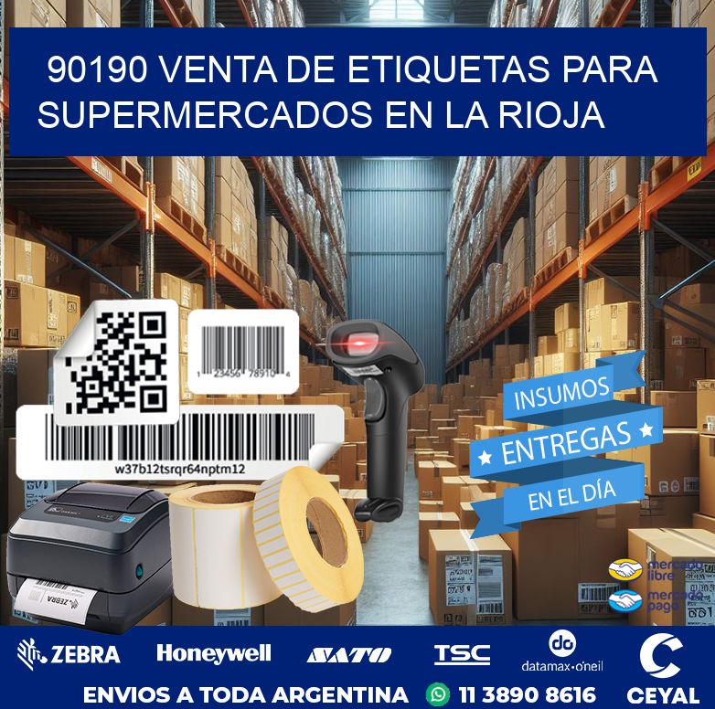 90190 VENTA DE ETIQUETAS PARA SUPERMERCADOS EN LA RIOJA