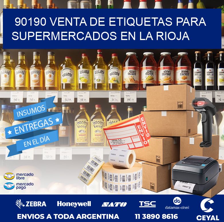 90190 VENTA DE ETIQUETAS PARA SUPERMERCADOS EN LA RIOJA