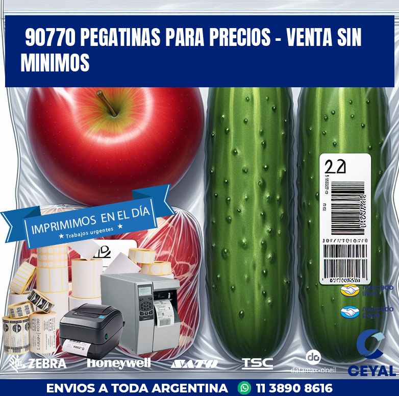 90770 PEGATINAS PARA PRECIOS - VENTA SIN MINIMOS