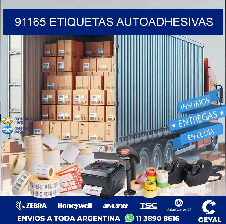 91165 ETIQUETAS AUTOADHESIVAS