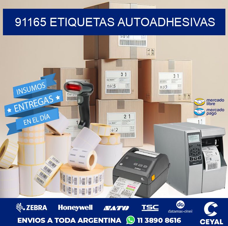 91165 ETIQUETAS AUTOADHESIVAS