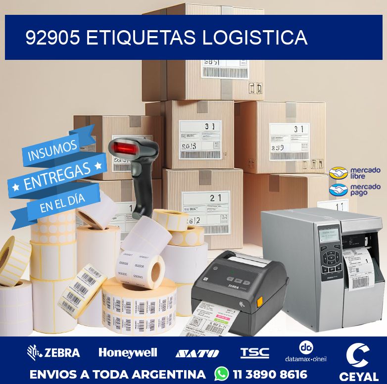 92905 ETIQUETAS LOGISTICA