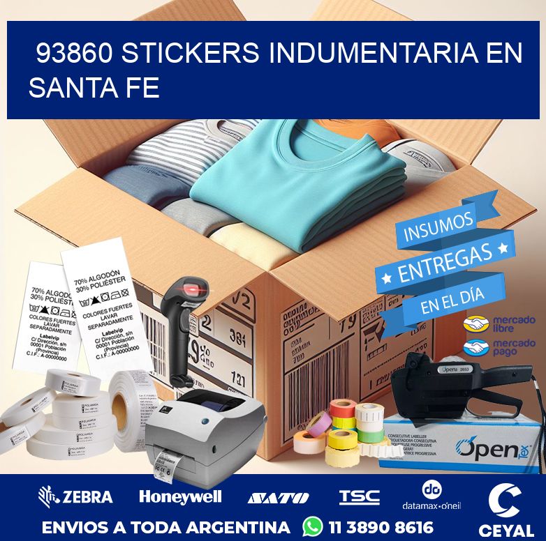 93860 STICKERS INDUMENTARIA EN SANTA FE