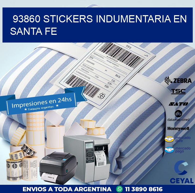 93860 STICKERS INDUMENTARIA EN SANTA FE