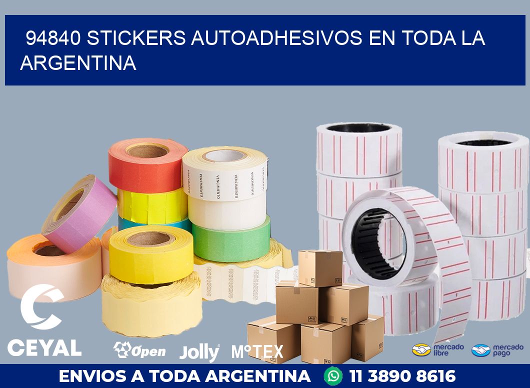 94840 STICKERS AUTOADHESIVOS EN TODA LA ARGENTINA