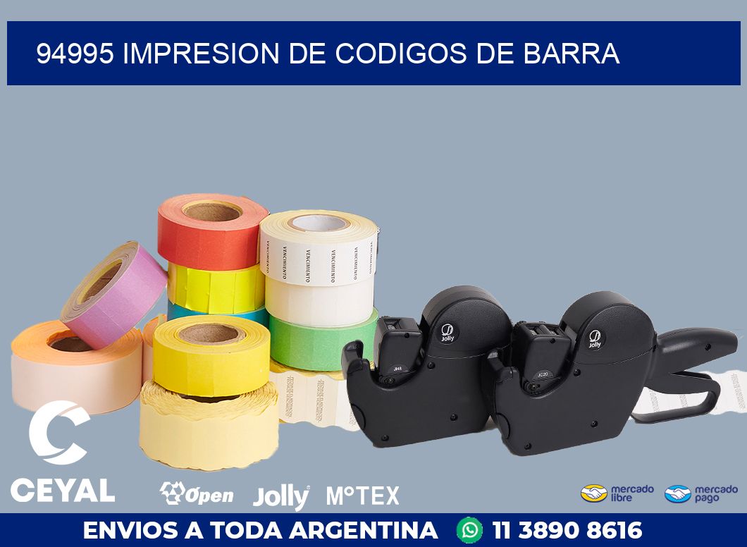 94995 IMPRESION DE CODIGOS DE BARRA