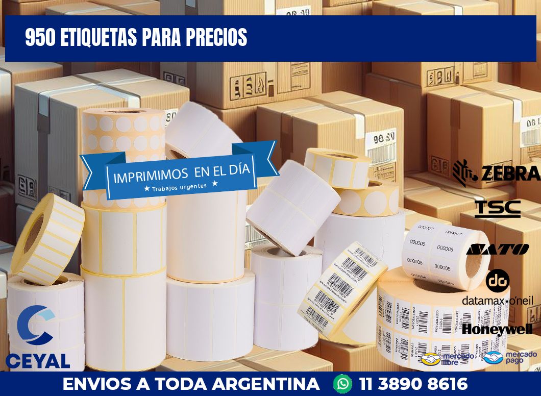 950 ETIQUETAS PARA PRECIOS