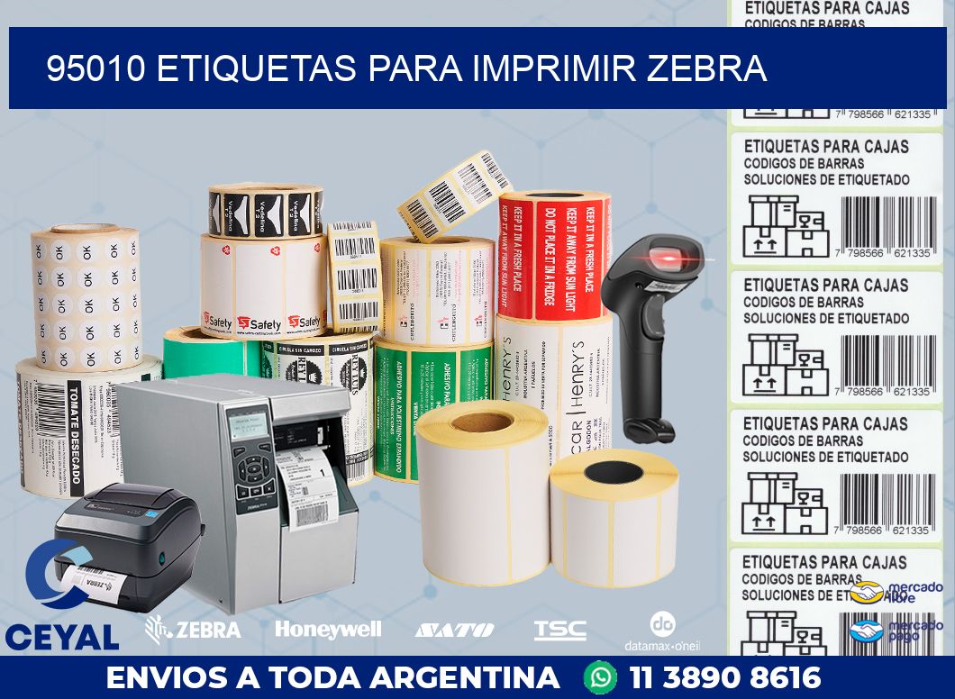 95010 ETIQUETAS PARA IMPRIMIR ZEBRA