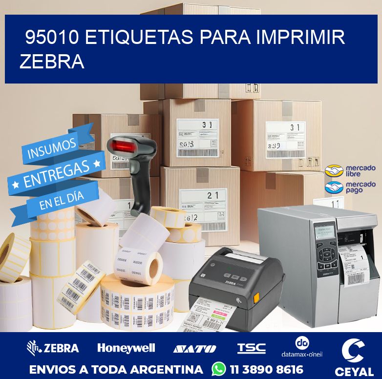 95010 ETIQUETAS PARA IMPRIMIR ZEBRA