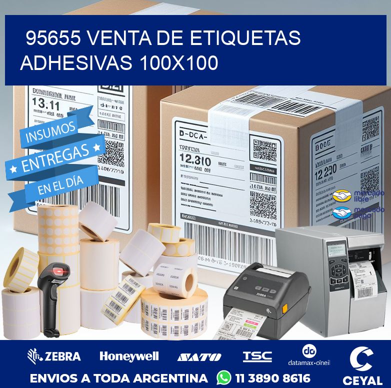 95655 VENTA DE ETIQUETAS ADHESIVAS 100X100