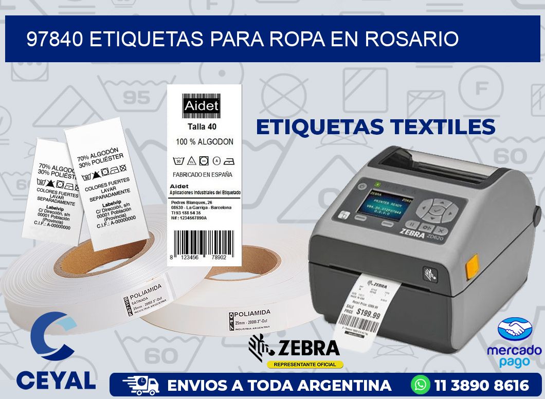 97840 ETIQUETAS PARA ROPA EN ROSARIO