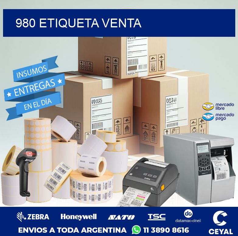 980 ETIQUETA VENTA