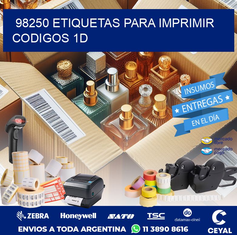 98250 ETIQUETAS PARA IMPRIMIR CODIGOS 1D