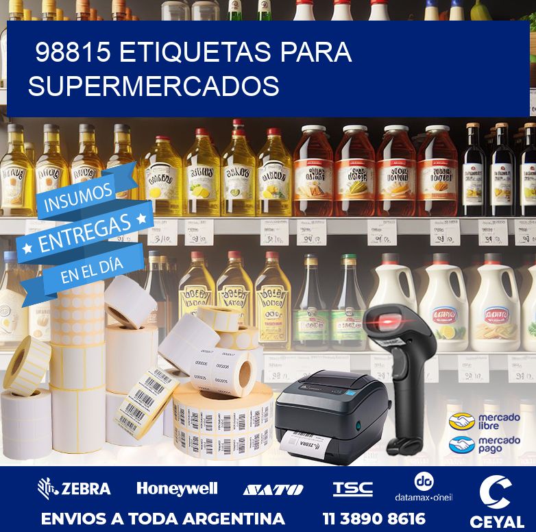 98815 ETIQUETAS PARA SUPERMERCADOS