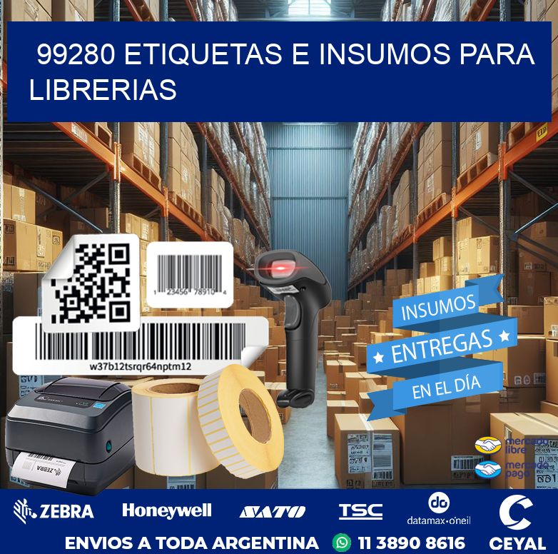99280 ETIQUETAS E INSUMOS PARA LIBRERIAS