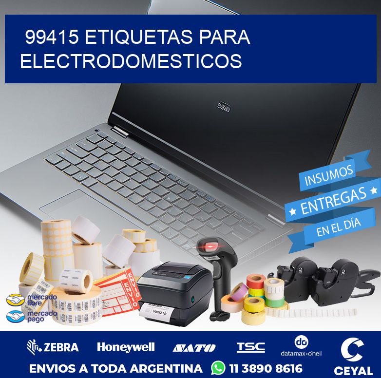 99415 ETIQUETAS PARA ELECTRODOMESTICOS