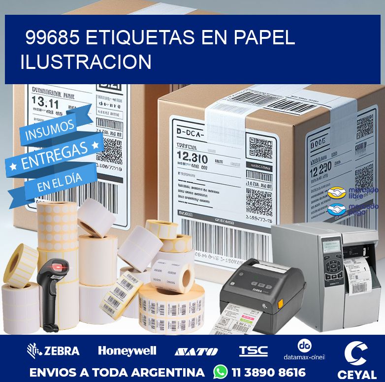 99685 ETIQUETAS EN PAPEL ILUSTRACION