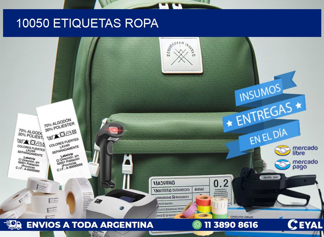 10050 ETIQUETAS ROPA