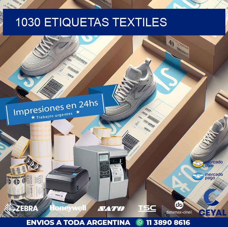 1030 ETIQUETAS TEXTILES